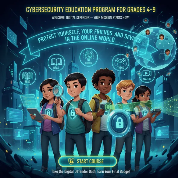 Cybersecurity Awareness For Grades 4–9